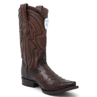 Botas de Avestruz Punta Recortada WW-294L0316