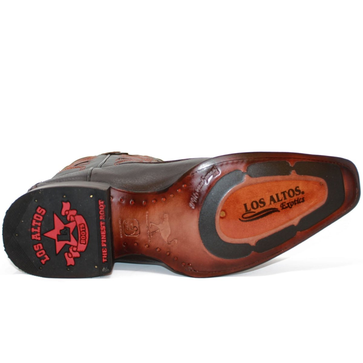 Botas de Avestruz y Venado Horma Europea LAB-76F0516