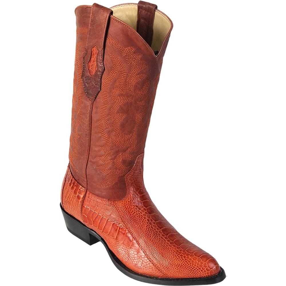 Botas de Avestruz Original Horma Semi Redonda