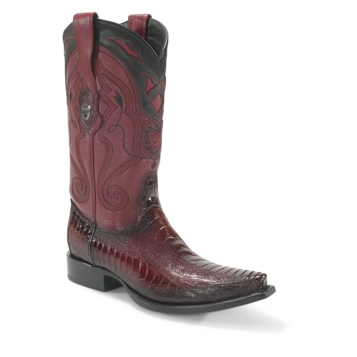 Botas de Avestruz Pata Punta Recortada WW-2940543