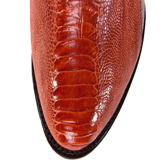 Botas de Avestruz Original Horma Roper Color Miel LAB