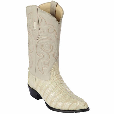 Botas de Cocodrilo - Caiman Cola Horma Puntal - A - Los Altos Boots