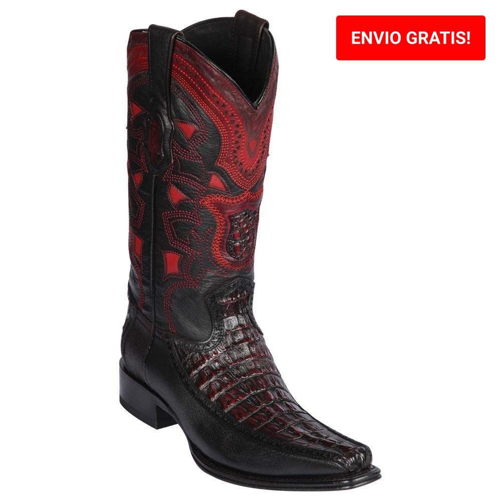 Botas de Cocodrilo Caiman con Venado LAB-76F0118