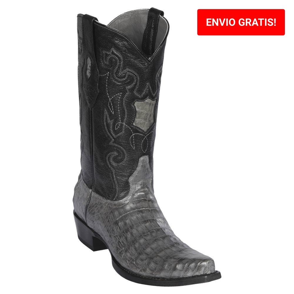 Botas de Cocodrilo Caiman Panza Punta Recortada