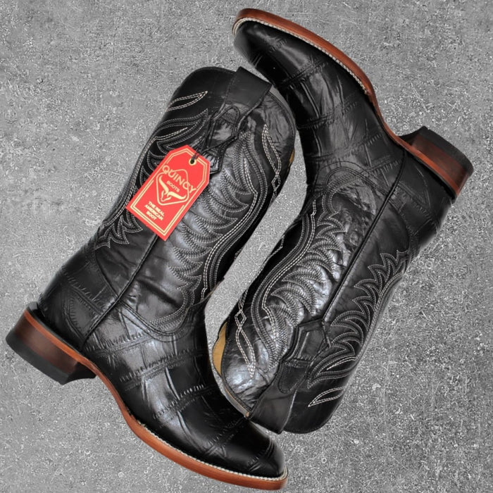 Botas de Cocodrilo Grabado Horma Rodeo Cuadrada