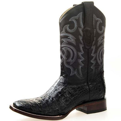 Botas Cola Cocodrilo Rodeo Negro Los Altos