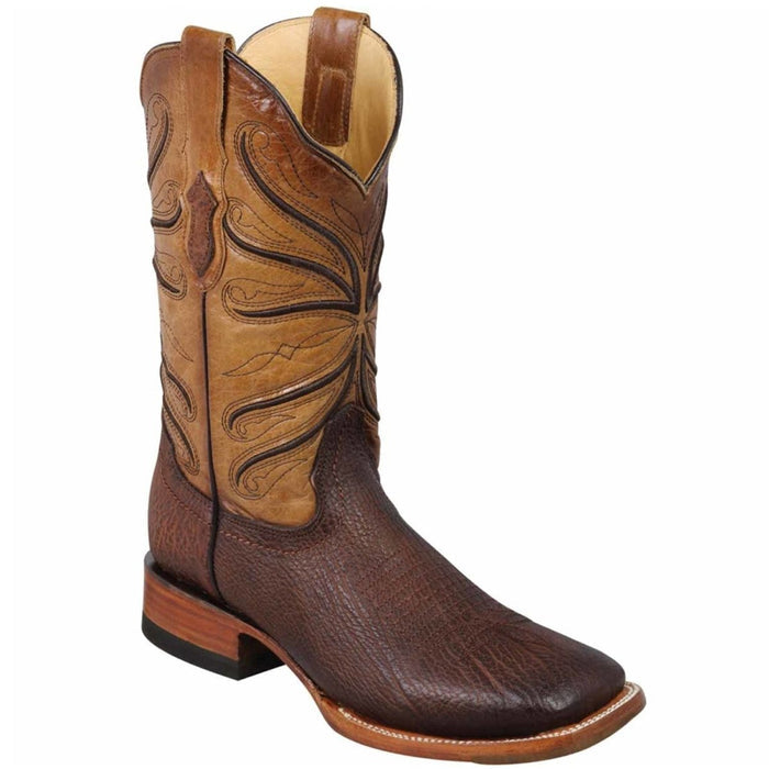 Botas de Cuello de Toro Rodeo Cuadrada Shedron
