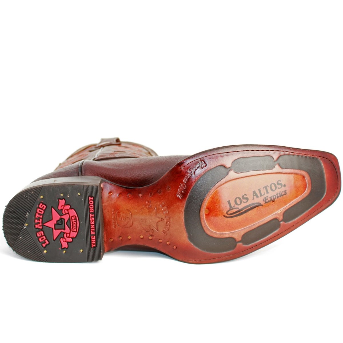 Botas de Cuero Original Punta Europea Cafe