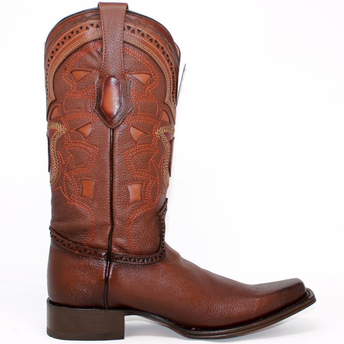 Botas de Cuero Original Punta Europea Cafe
