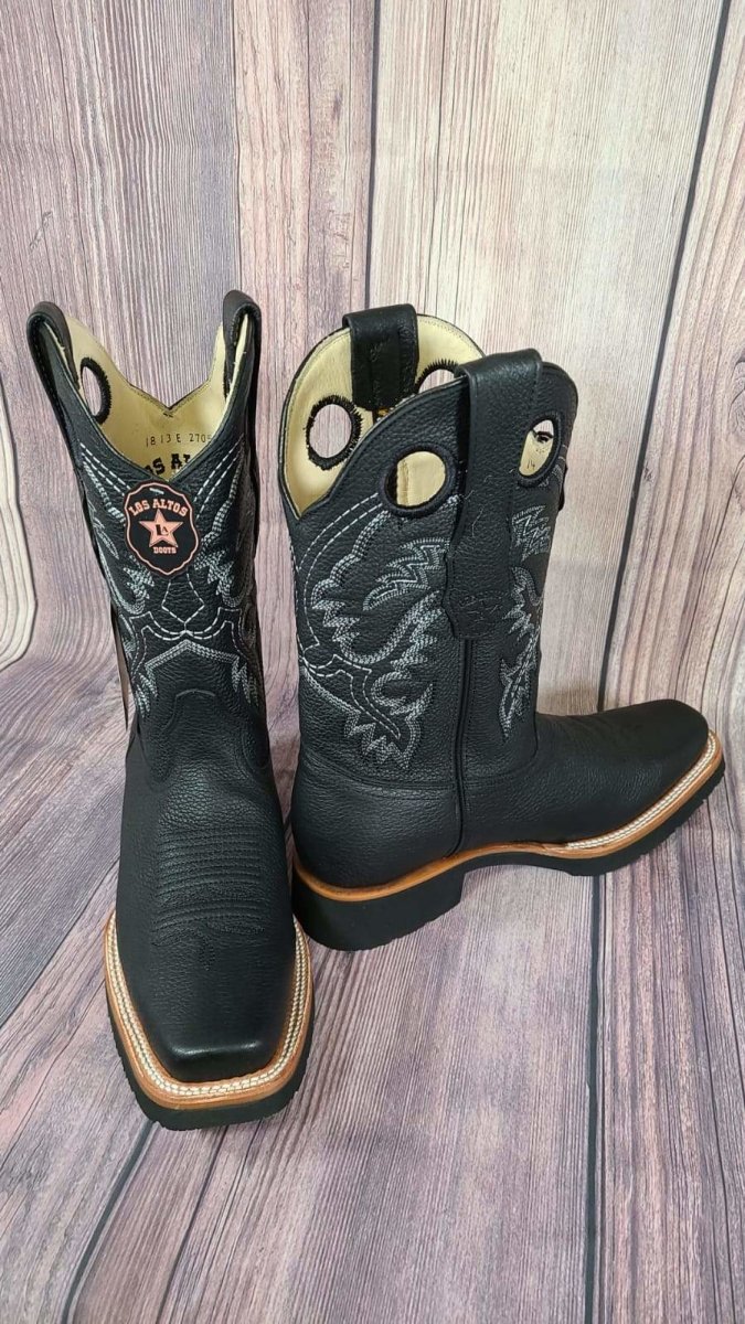 Botas de Cuero Rodeo Negro LAB-813E2705