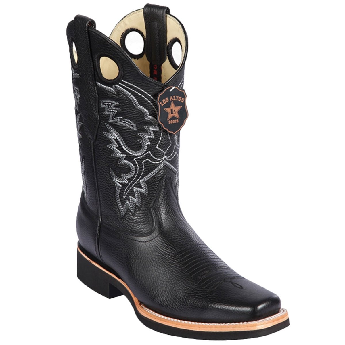 Botas de Cuero Rodeo Negro LAB-813E2705