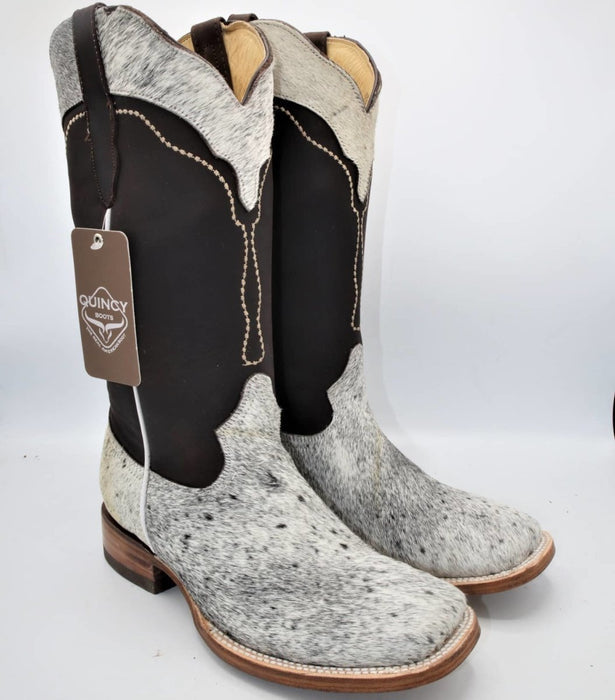 Botas de Cuero con Pelo de Vaca Rodeo Mujer