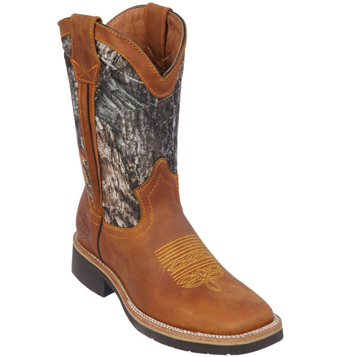 Botas de Cuero Crazy Horma Cuadrada Ancha Quincy Boots