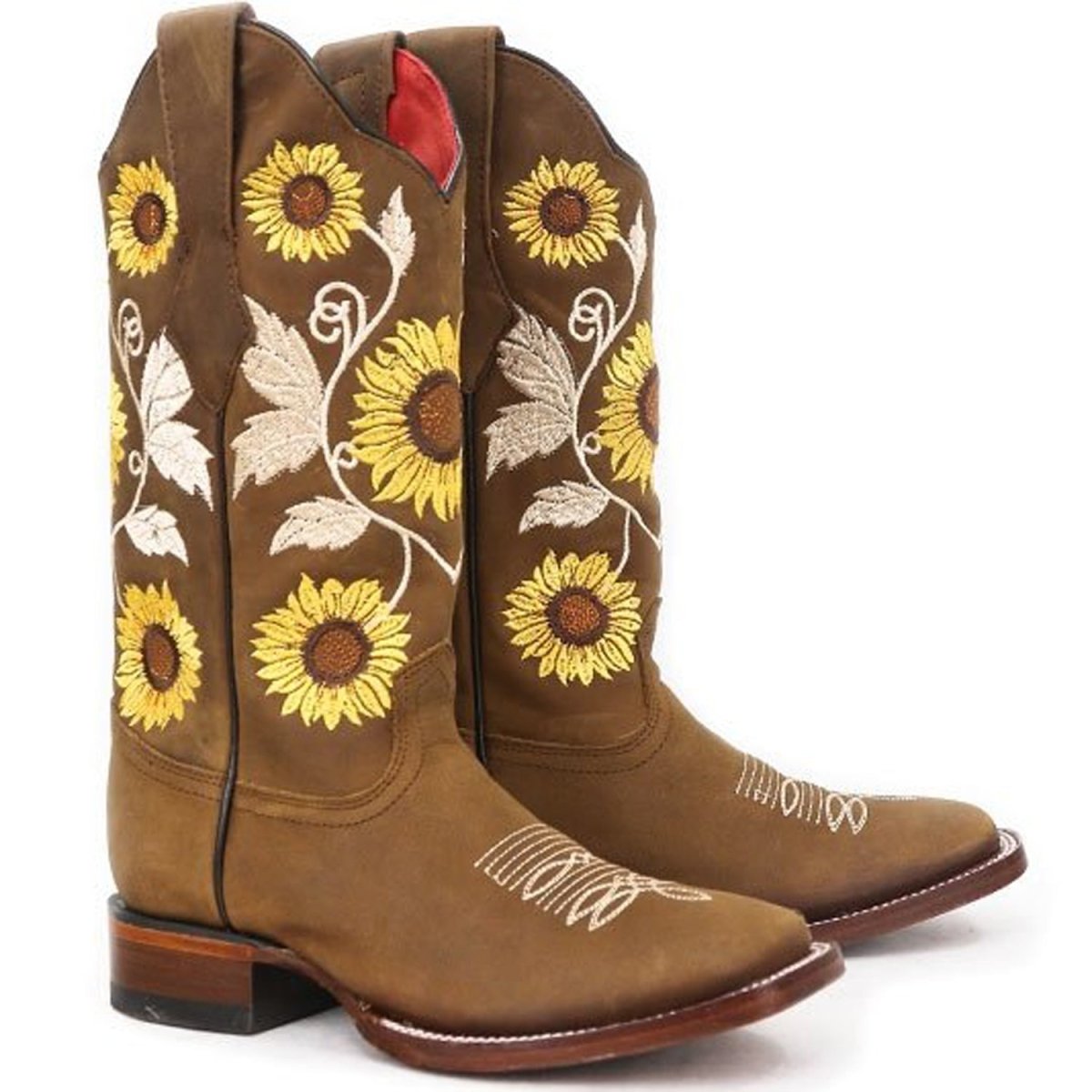 Botas de Cuero Crazy Rodeo Para Dama Tan LAB-322G6231