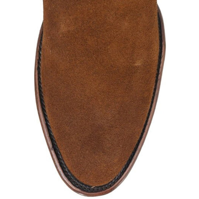 Botas de Cuero Gamuza Original en Horma Roper Color Cognac