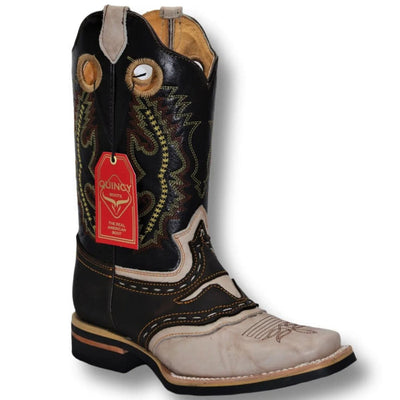 Botas de Cuero Original Rodeo Cuadrada Café