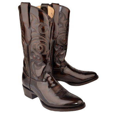 Botas de Cuero Vaqueras Acabado CamaleΓ³n LAB-654207