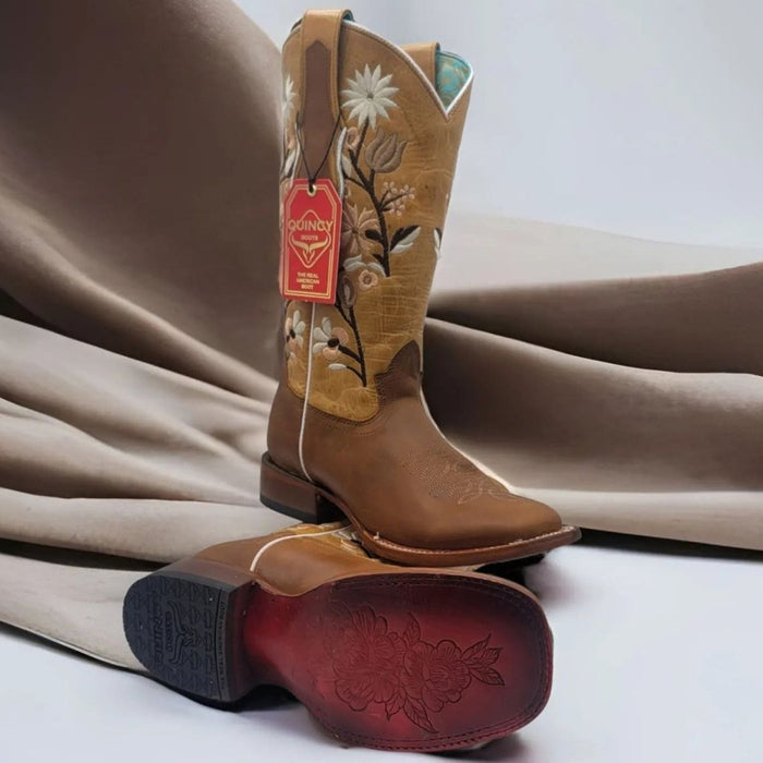 Botas de Cuero Volcano Rodeo Miel para Mujer