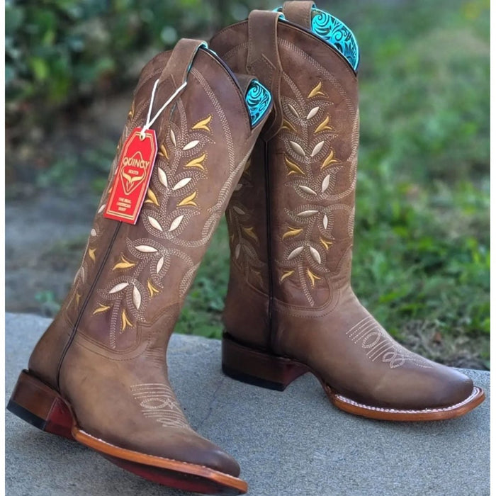 Botas de Cuero Volcano Rodeo Miel para Mujer