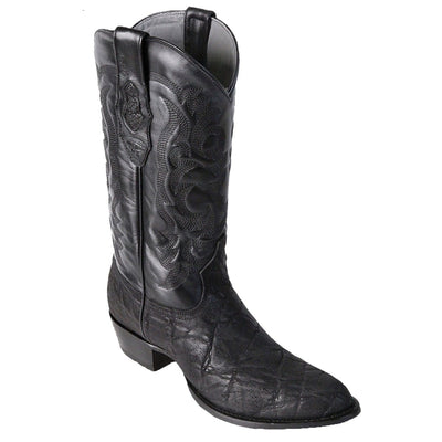 Botas de Elefante Horma Oval Negro Los Altos