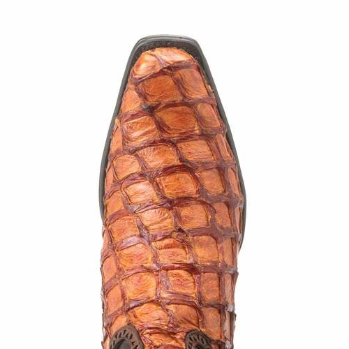 Botas de Pescado Pirarucu Original en Horma Europea Cuadrada