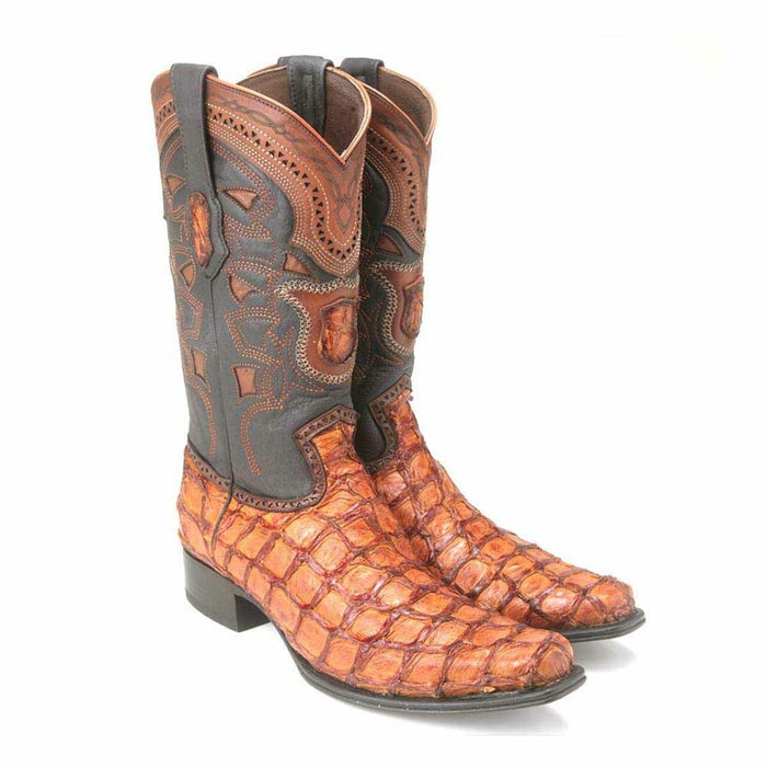 Botas de Pescado Pirarucu Original en Horma Europea Cuadrada LAB