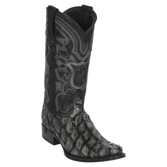 Botas de Pescado Pirarucu Original en Horma Europea Cuadrada LAB
