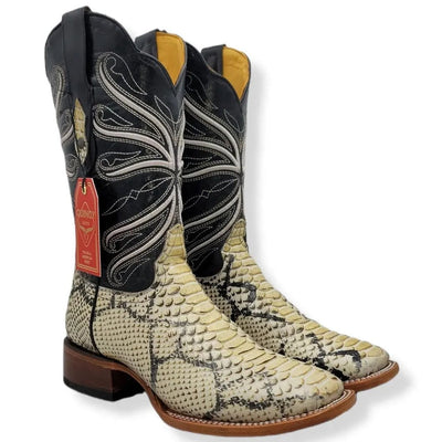 Botas de Piton Grabado Rodeo Cuadrada