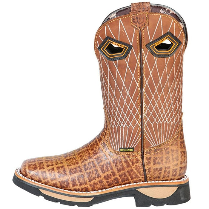 Botas de Trabajo de Cuero Original Horma Rodeo Color Arena GEN