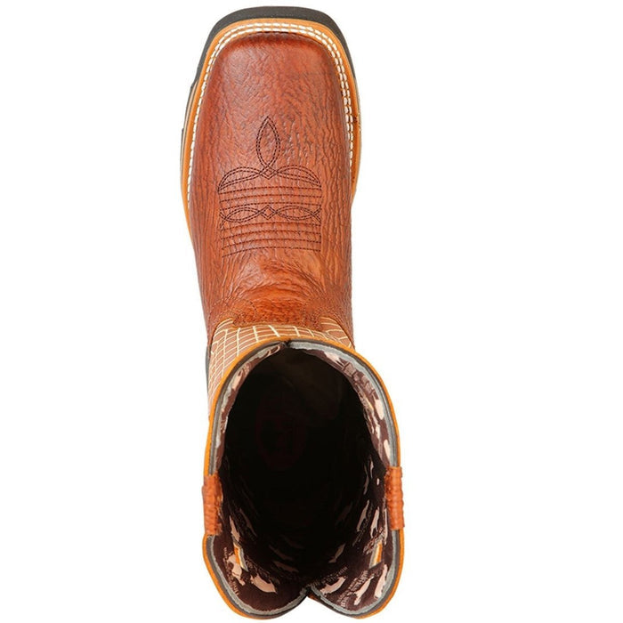 Botas de Trabajo de Cuero Original Horma Rodeo Color Miel