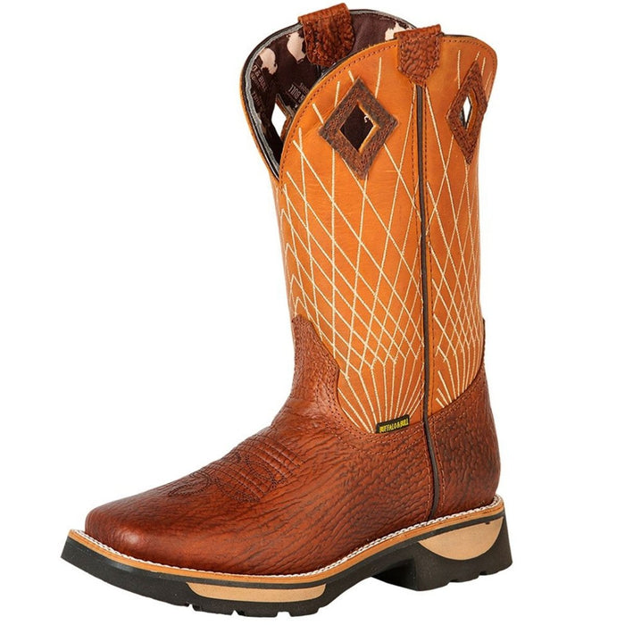 Botas de Trabajo de Cuero Original Horma Rodeo Color Miel