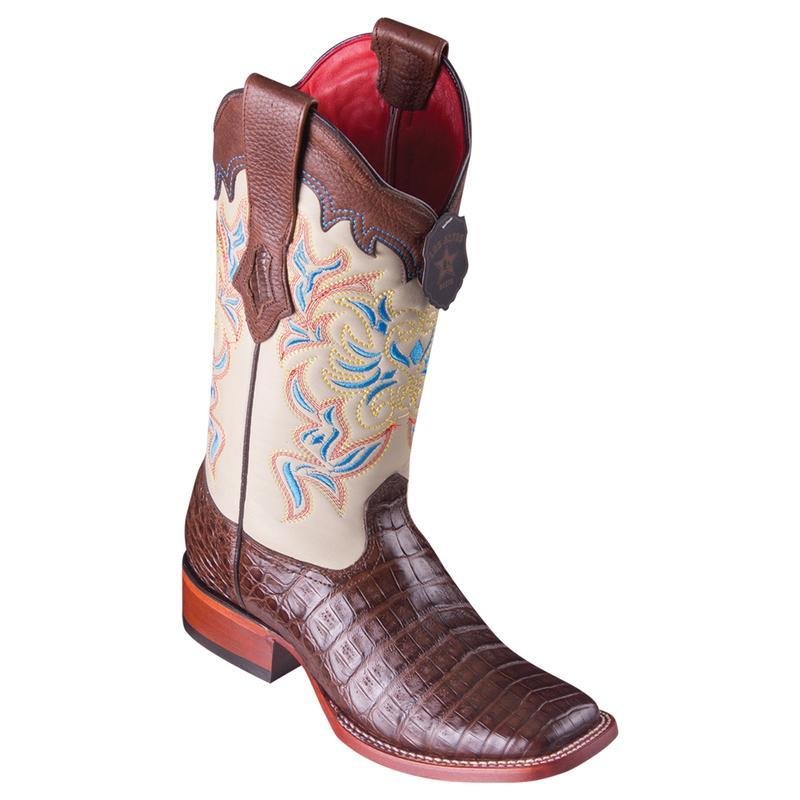 Botas Vaqueras Cocodrilo Punta Cuadrada Dama LAB-3228207