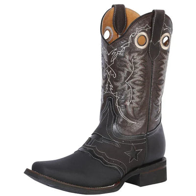 Botas Vaqueras de Cuero Crazy Original Horma Rodeo GEN