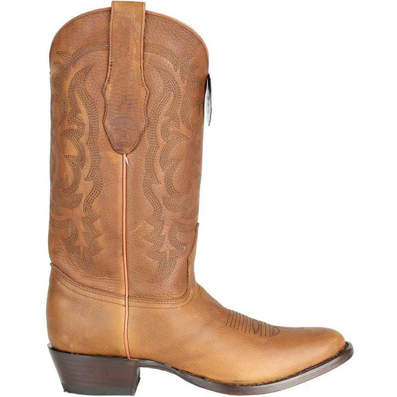 Botas Vaqueras de Cuero LAB-652751 Horma Redonda