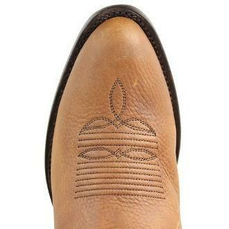 Botas Vaqueras de Cuero LAB-652751 Horma Redonda