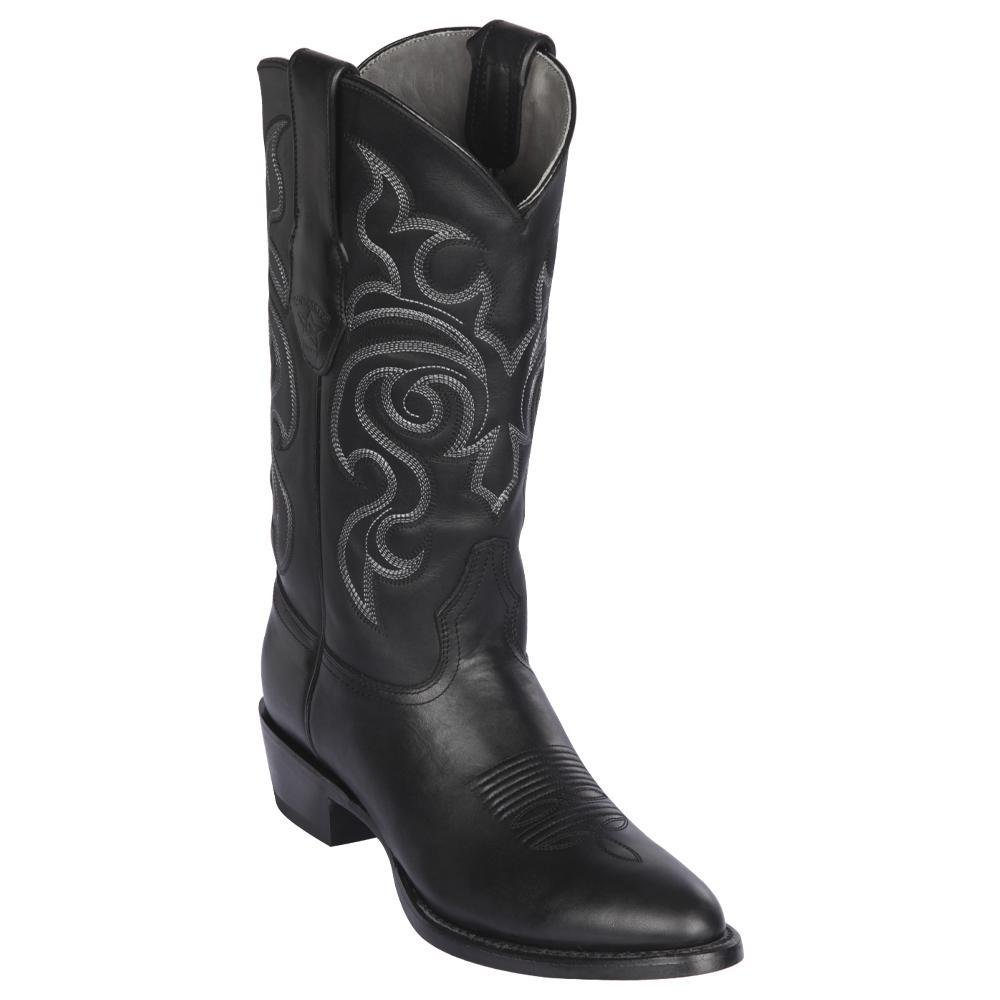 Botas Vaqueras Cuero Pull Up Punta Redonda LAB-653805