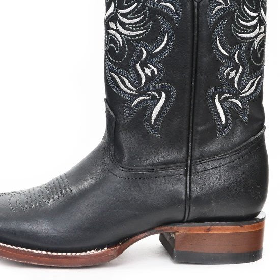 Botas Vaqueras de Cuero Vergel Punta Cuadrada Dama