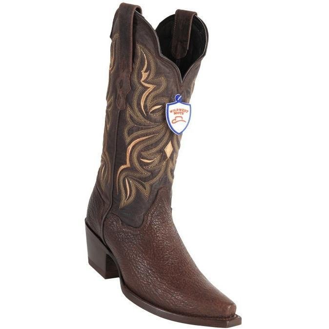 Botas Vaqueras de Tiburon Original Punta Recortada Dama