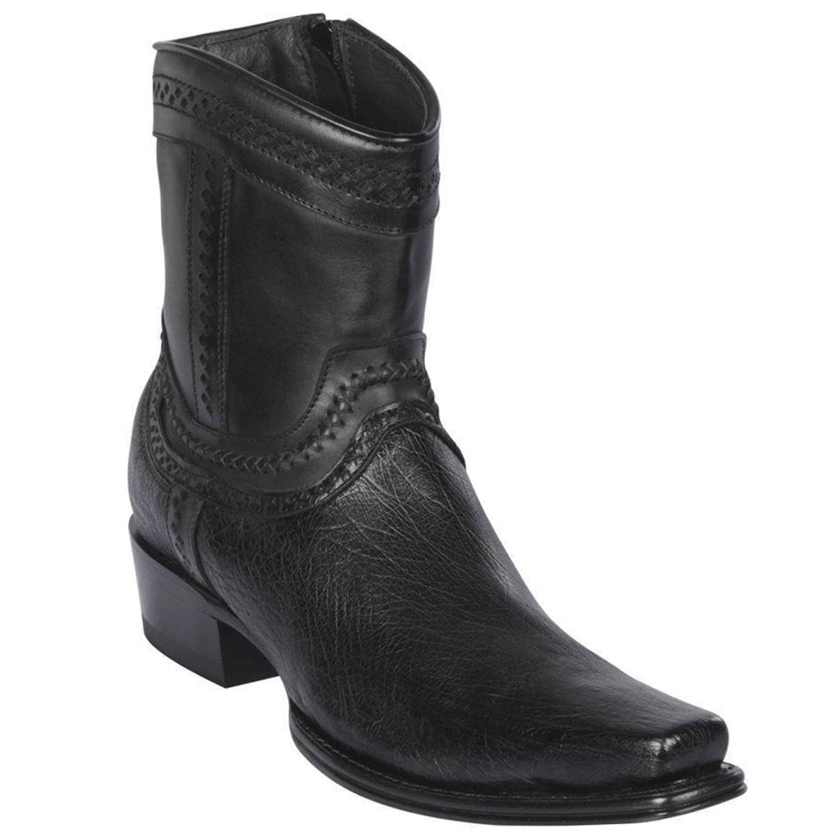 Botines Panza de Avestruz Punta Europea LAB-76B9705