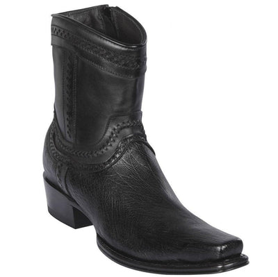 Botines Panza de Avestruz Punta Europea LAB-76B9705