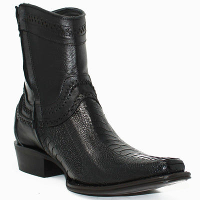 Botines de Pata de Avestruz Original Horma Europea LAB-76B0505