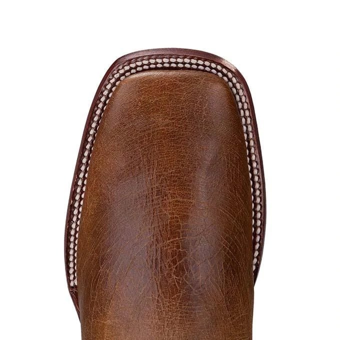 Botin Charro de Cuero Volcano Punta Cuadrada