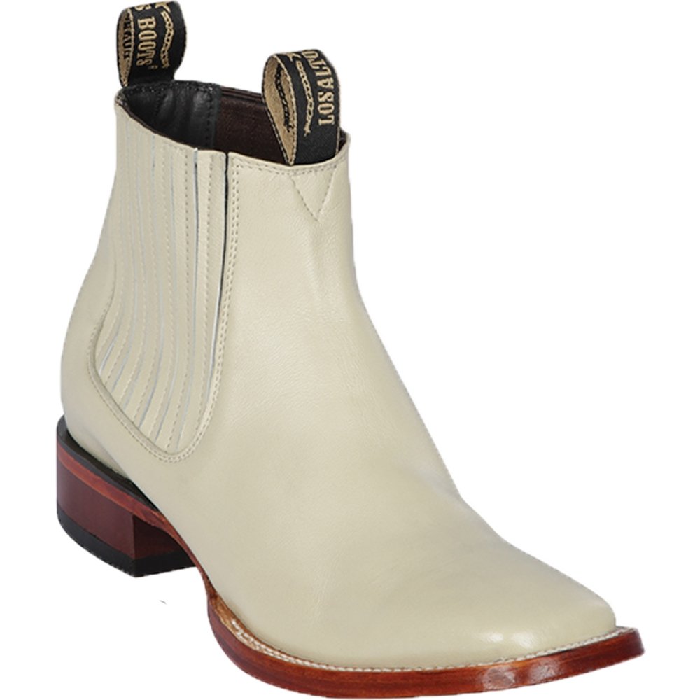 Botines Charros Punta Cuadrada LAB-82B8304 by Los Altos