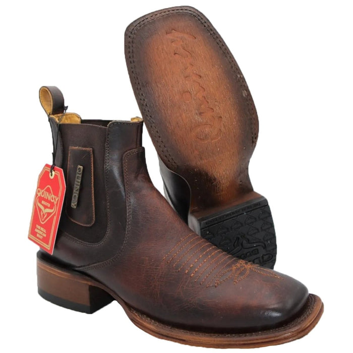 Botin Charro Quincy con Punta Cuadrada for Men