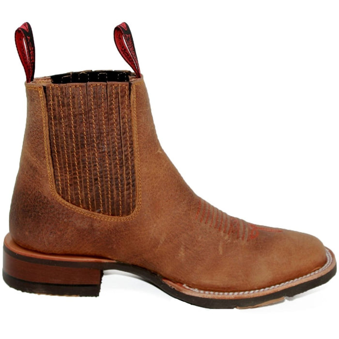 Botin Charro Quincy con Punta Cuadrada