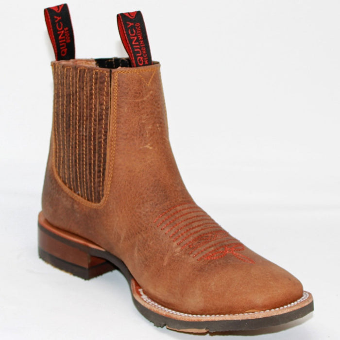 Botin Charro Quincy Square Toe Rubber Sole Boot