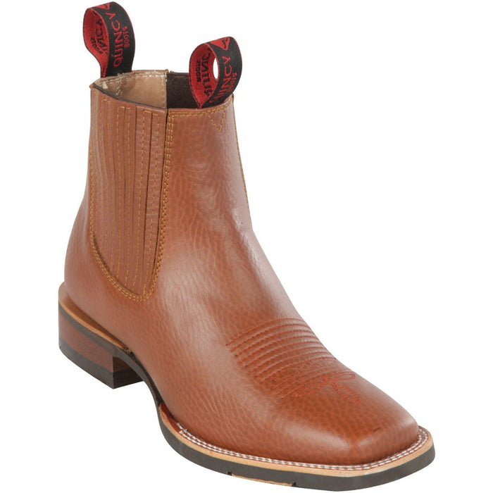 Botin Charro Quincy Square Toe Rubber Sole Boot