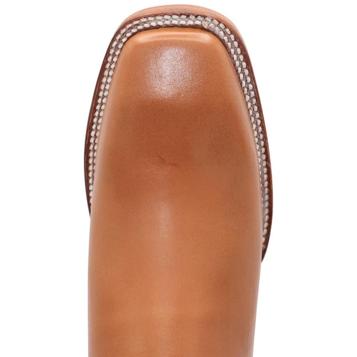 Botines Charros Quincy de Piel con Punta Cuadrada