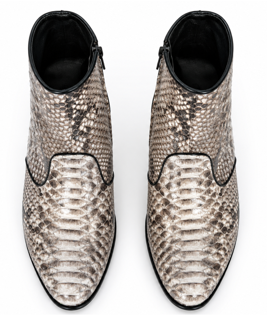 Botines Charros de Piton Original Completo LAB-635749