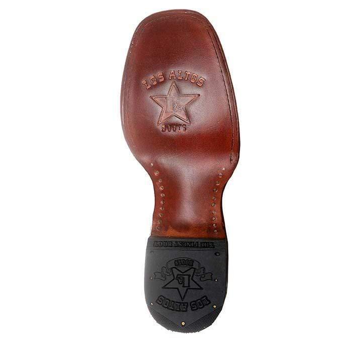 Botines Charros Gamuza Punta Cuadrada Shedron